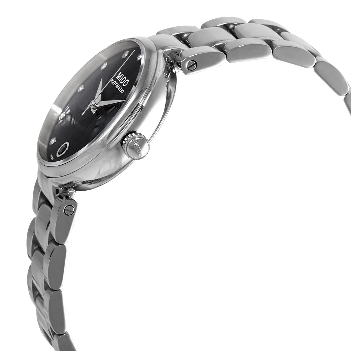 Mido Baroncelli Donna Automatic Diamond Black Dial Ladies Watch M022.207.11.056.10