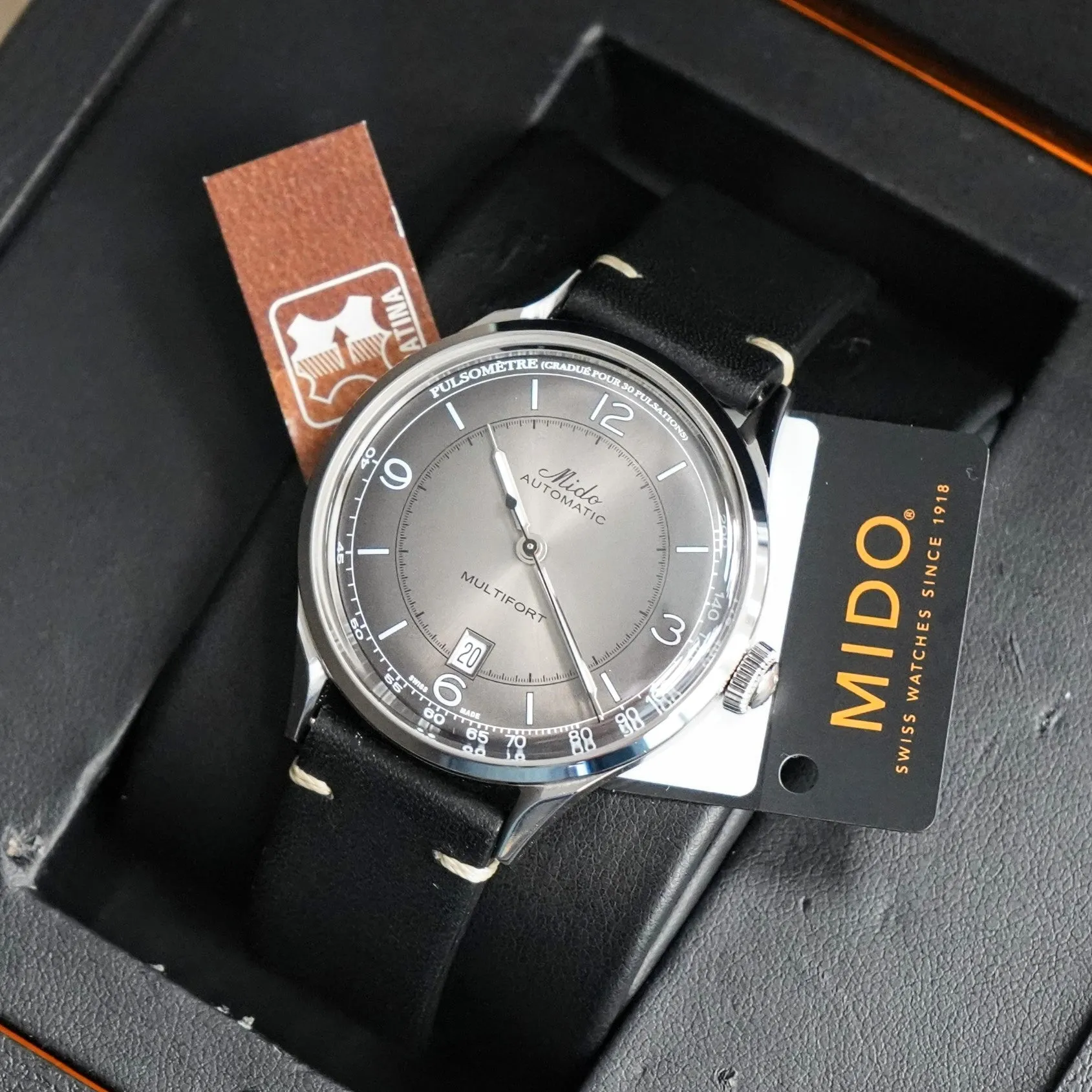 MIDO Multifort Patrimony Automatic Watch M040407A Swiss Wristwatch - ALL Original - IN BOX!