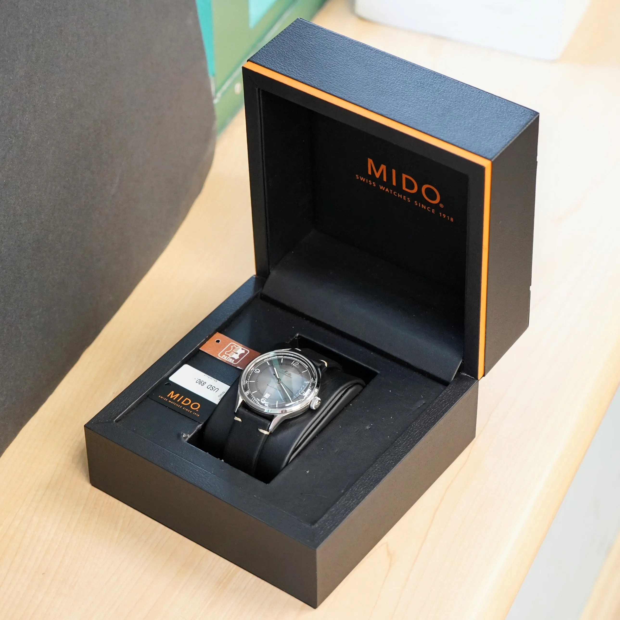 MIDO Multifort Patrimony Automatic Watch M040407A Swiss Wristwatch - ALL Original - IN BOX!