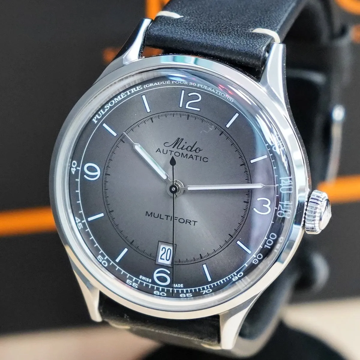 MIDO Multifort Patrimony Automatic Watch M040407A Swiss Wristwatch - ALL Original - IN BOX!