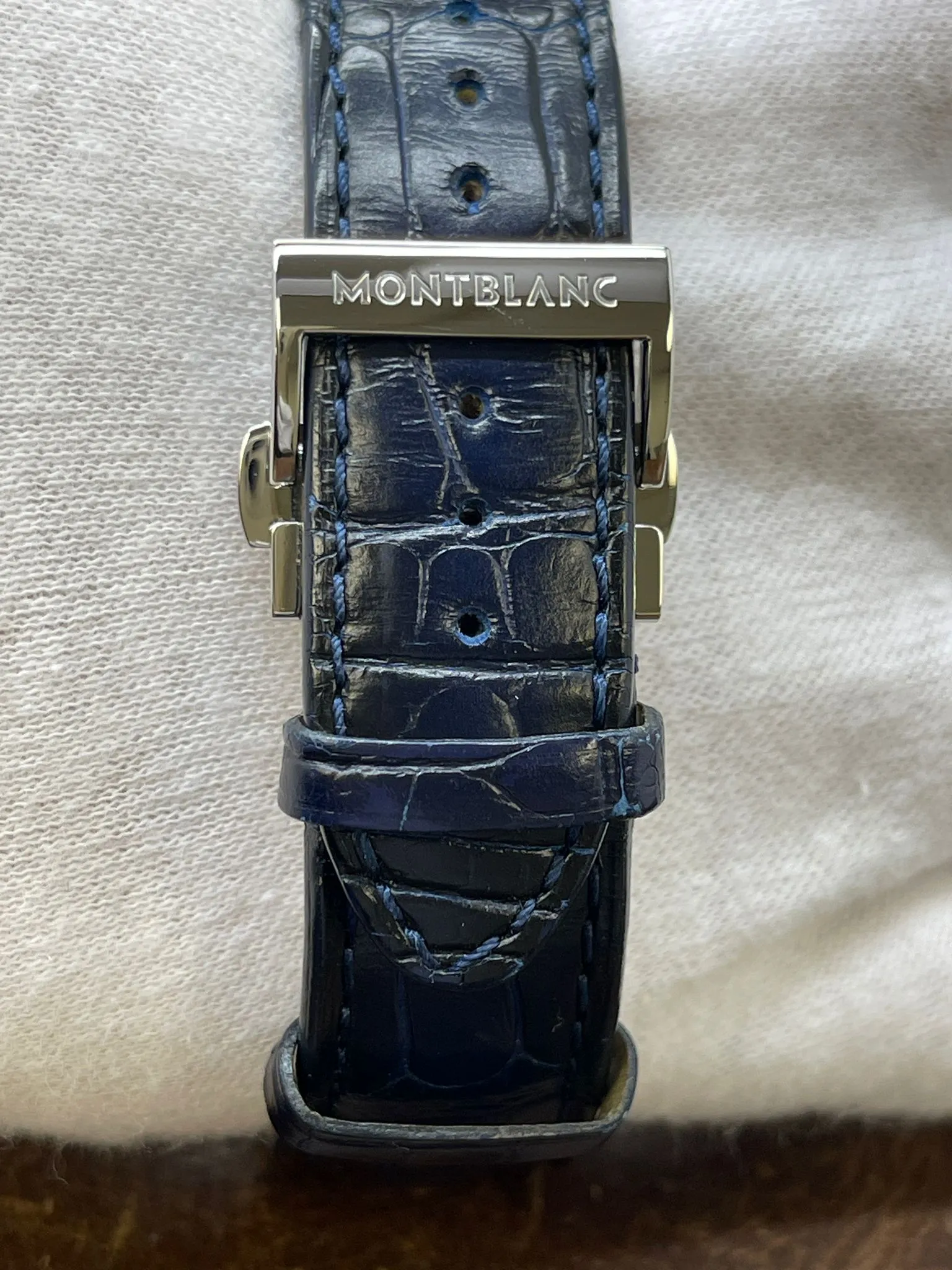 Montblanc Star Legacy Full Calendar 119955 Silver Dial Automatic Men's Watch