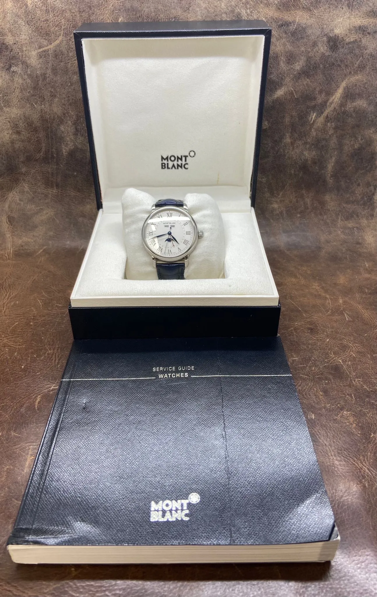 Montblanc Star Legacy Full Calendar 119955 Silver Dial Automatic Men's Watch