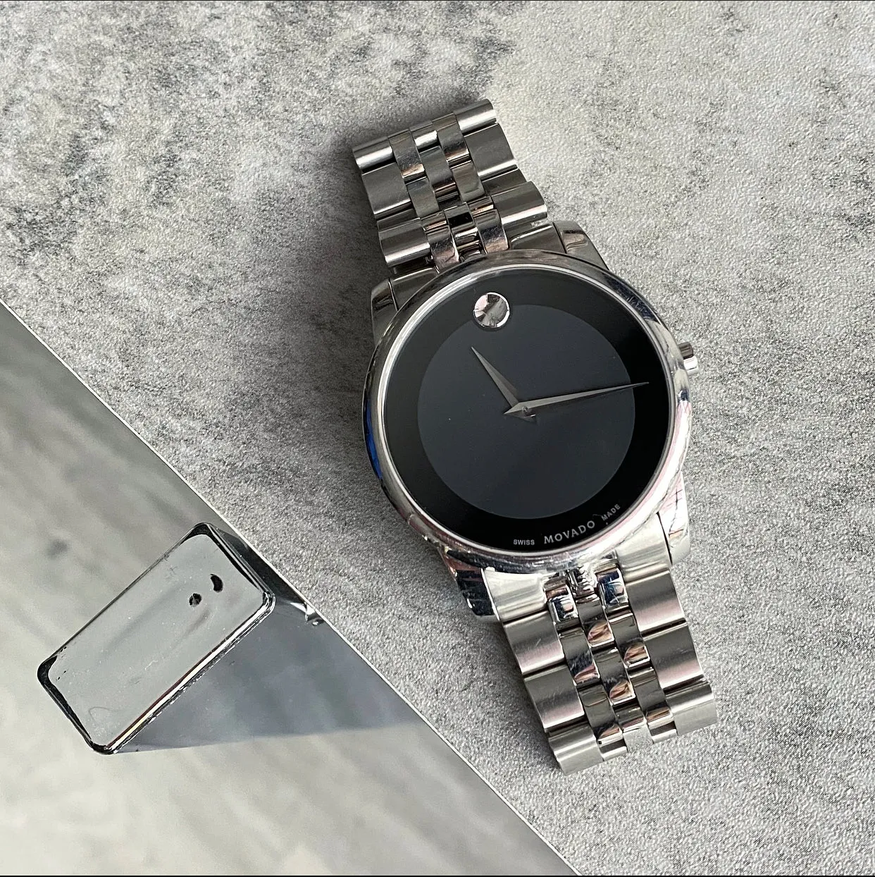 Movado Museum Classic 39mm Stainless Wrist Watch