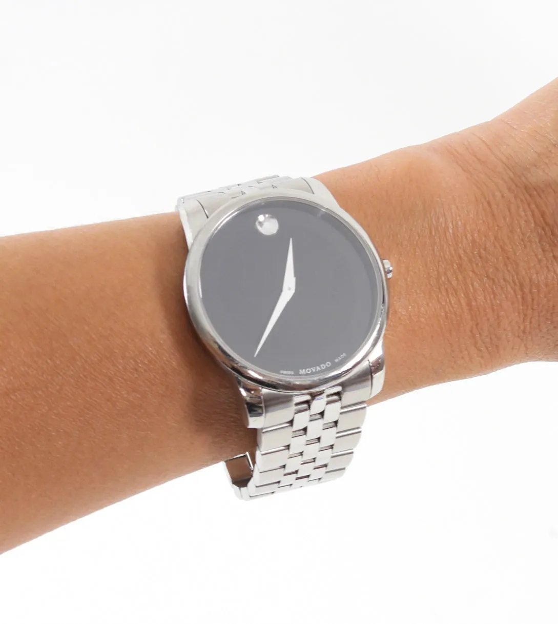 Movado Museum Classic 39mm Stainless Wrist Watch