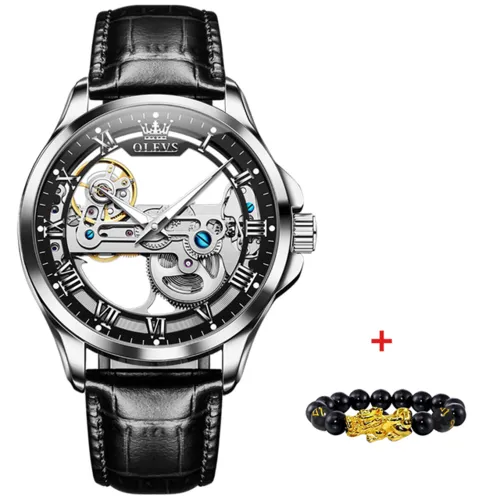 Olevs Luxury Men Watches New Automatic Mechanical Wristwatch