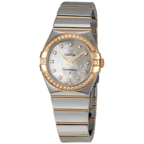 Omega Constellation Diamond Dial Ladies Watch 123.25.27.60.55.005
