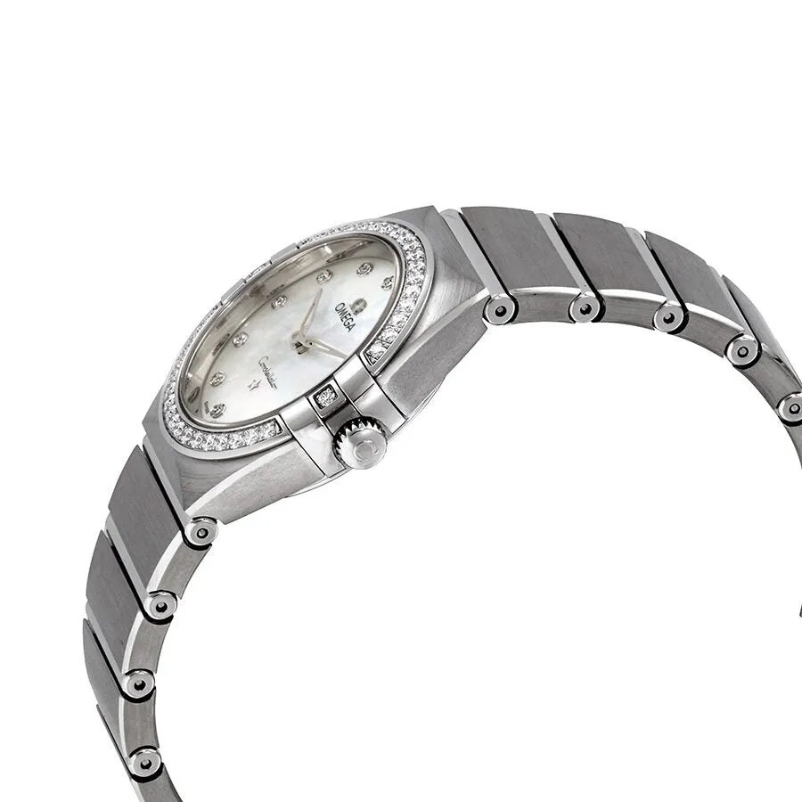 Omega Constellation Manhattan Mother of Pearl Diamond Dial Ladies Watch 131.15.28.60.55.001