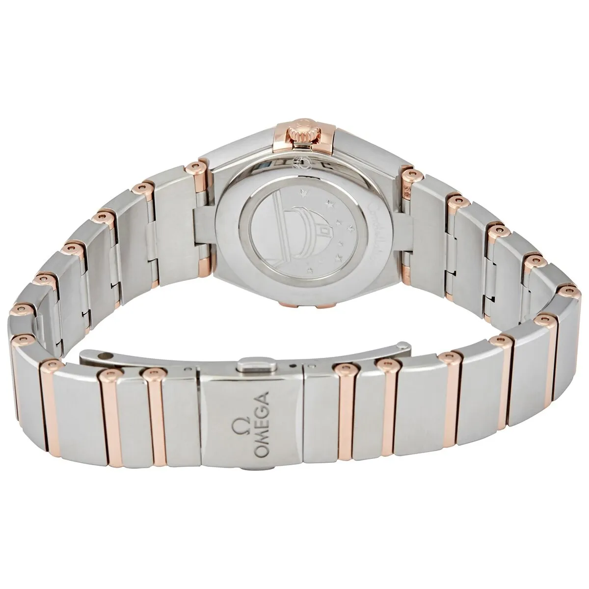 Omega Constellation Manhattan Quartz Diamond Brown Dial 25 mm Ladies Watch 131.25.25.60.63.001