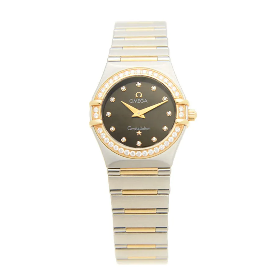 Omega CONSTELLATION Quartz Brown Dial Unisex Watch 1358.60.00