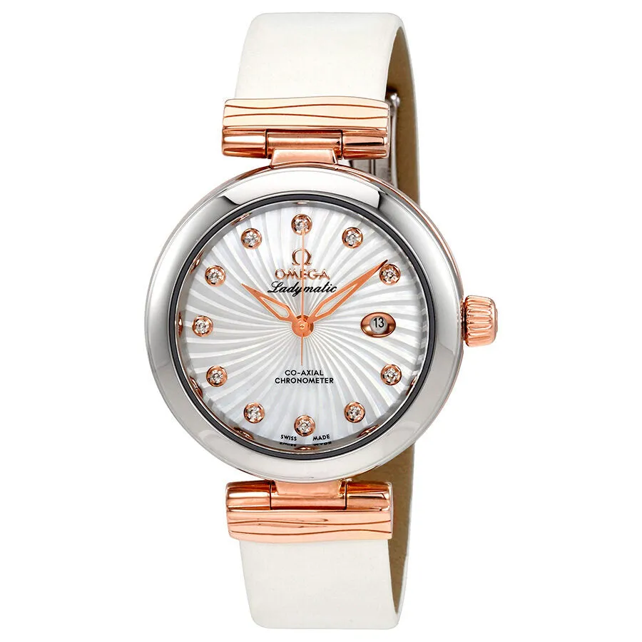 Omega De Ville Ladymatic Mother of Pearl Diamond Ladies Watch 425.22.34.20.55.001