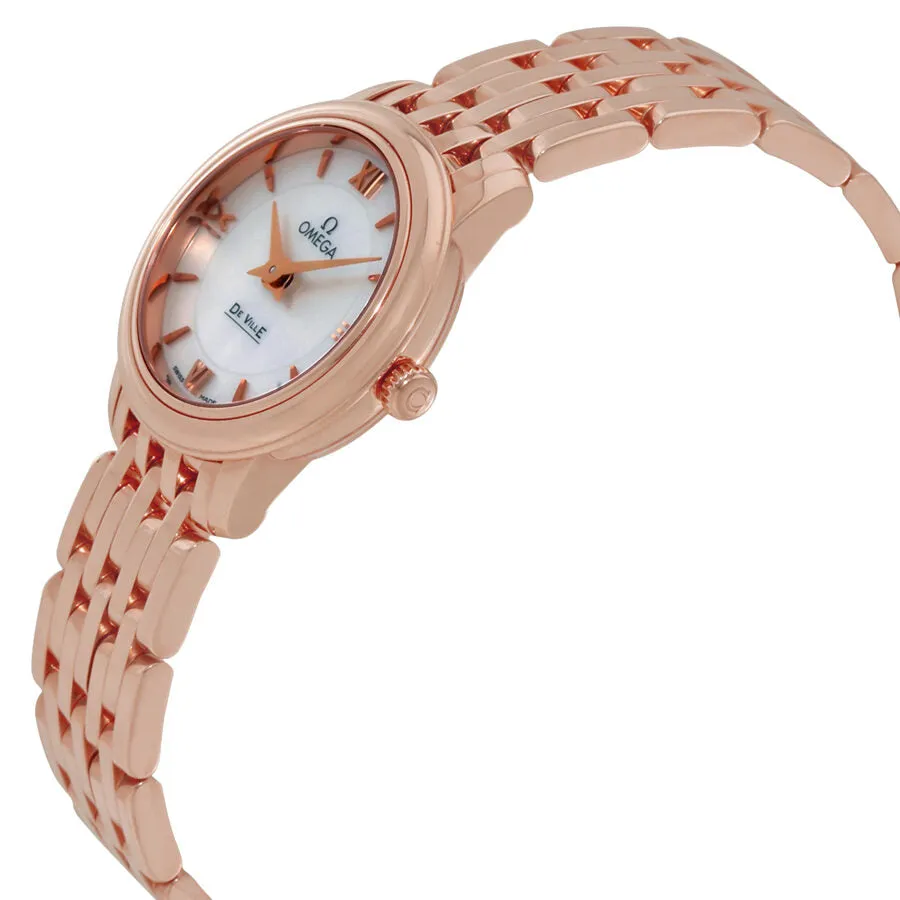 Omega De Ville Prestige Mother of Pearl Dial Ladies Watch 42450246005002 424.50.24.60.05.002