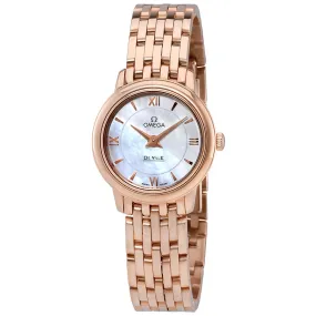 Omega De Ville Prestige Mother of Pearl Dial Ladies Watch 42450246005002 424.50.24.60.05.002