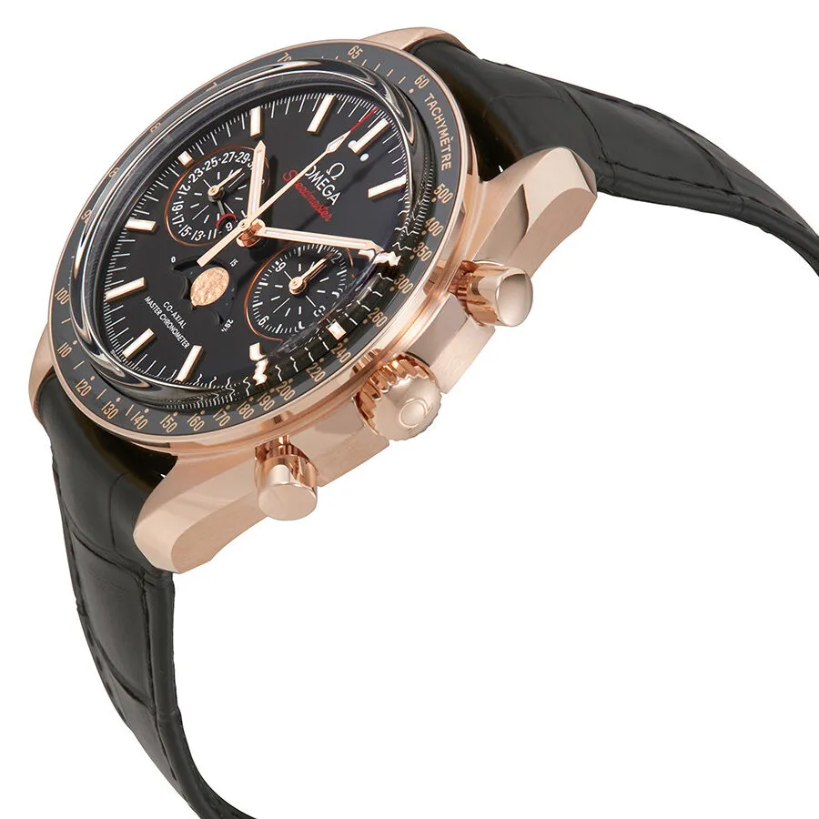 Omega Speedmaster 18kt Sedna Gold Moon Phase Chronograph Automatic Men's Watch 304.63.44.52.01.001