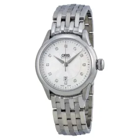 Oris Artelier Diamond Stainless Steel Ladies Watch 561-7604-4041MB