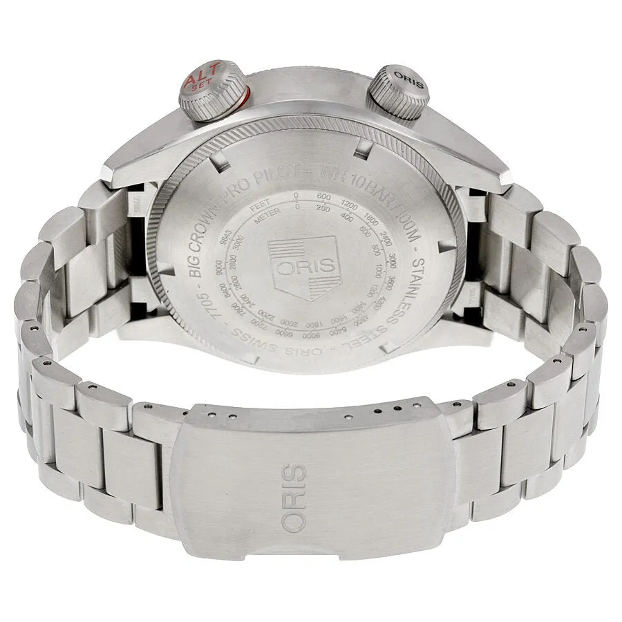 Oris Big Crown Pro Pilot Altimeter Black Dial Stainless Steel Men's Watch 733-7705-4134MB 01-733-7705-4134-set-8-23-19