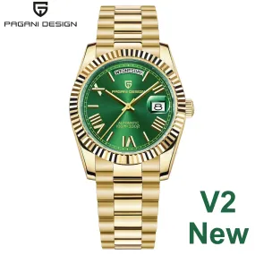 PAGANI DESIGN BB36 Automatic Watch for Men ST16 Men Mechanical Watches Diving Stainless Steel AR Sapphire Relogio Masculino 2023