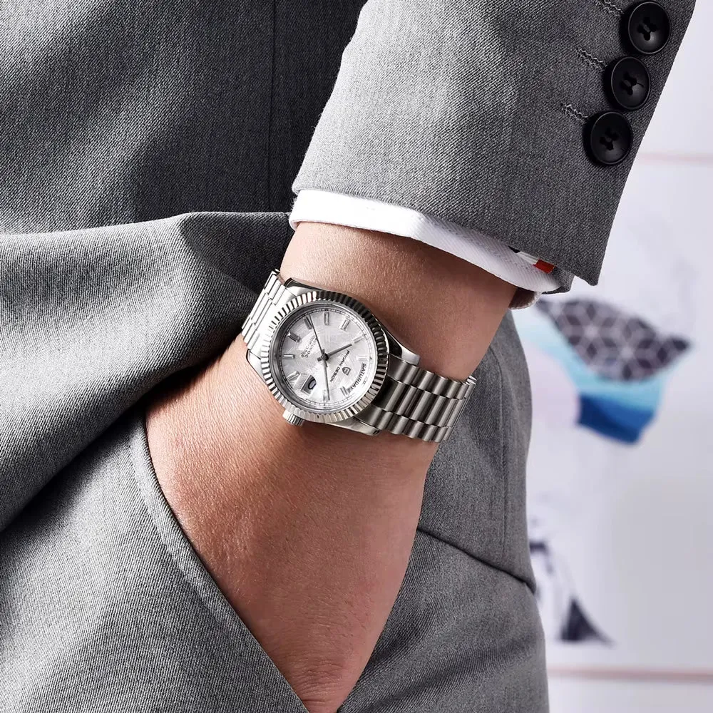 PAGANI DESIGN BB36 Automatic Watch for Men ST16 Men Mechanical Watches Diving Stainless Steel AR Sapphire Relogio Masculino 2023