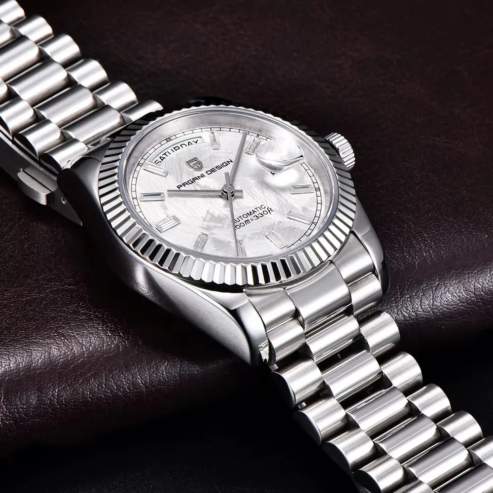 PAGANI DESIGN BB36 Automatic Watch for Men ST16 Men Mechanical Watches Diving Stainless Steel AR Sapphire Relogio Masculino 2023