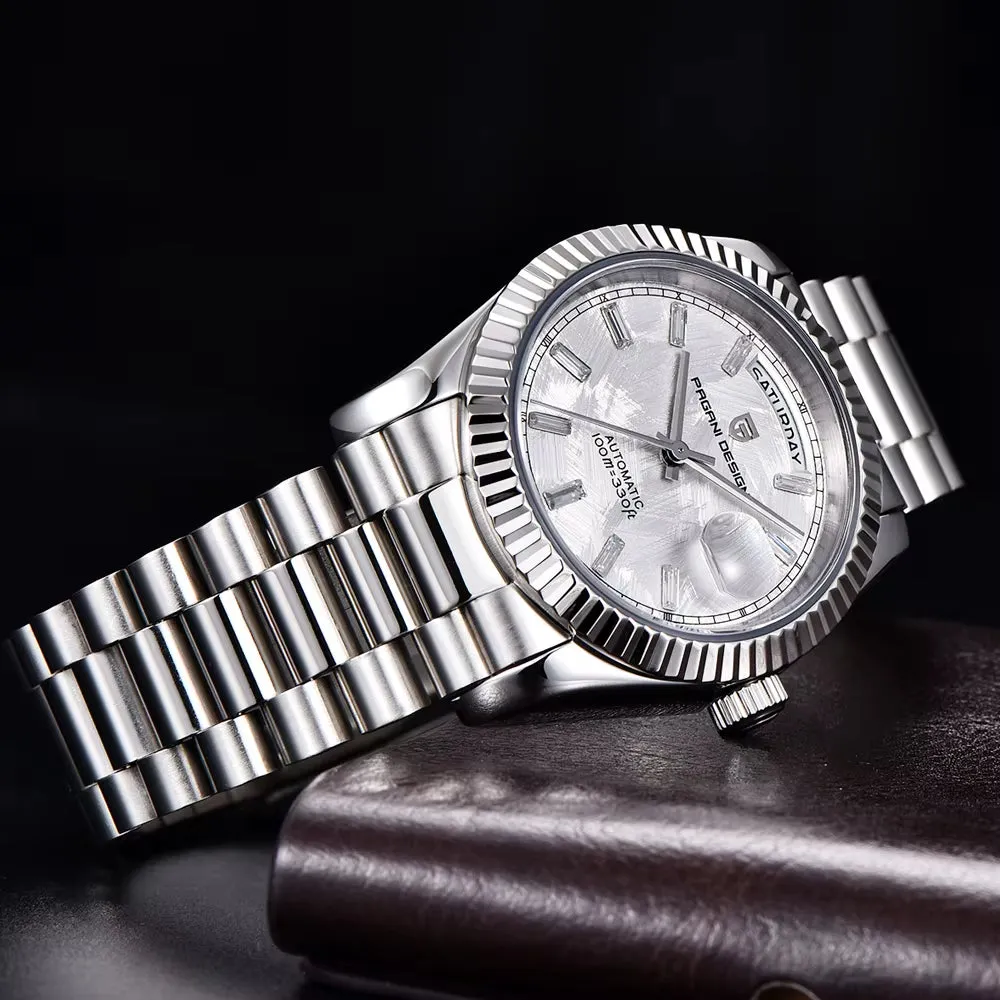 PAGANI DESIGN BB36 Automatic Watch for Men ST16 Men Mechanical Watches Diving Stainless Steel AR Sapphire Relogio Masculino 2023