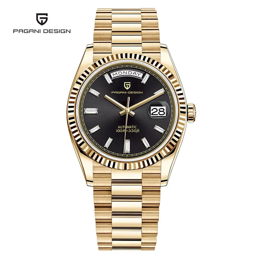 PAGANI DESIGN BB36 Automatic Watch for Men ST16 Men Mechanical Watches Diving Stainless Steel AR Sapphire Relogio Masculino 2023