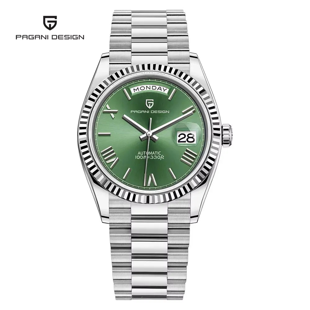 PAGANI DESIGN BB36 Automatic Watch for Men ST16 Men Mechanical Watches Diving Stainless Steel AR Sapphire Relogio Masculino 2023