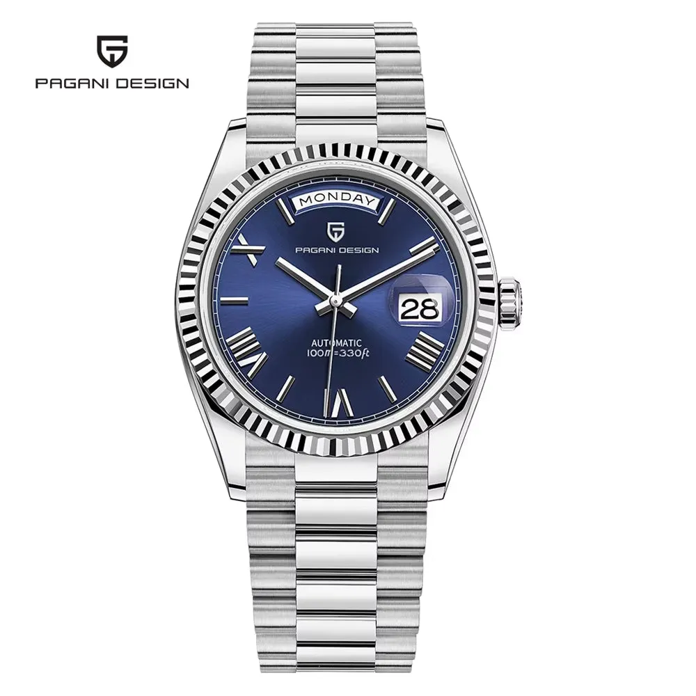 PAGANI DESIGN BB36 Automatic Watch for Men ST16 Men Mechanical Watches Diving Stainless Steel AR Sapphire Relogio Masculino 2023