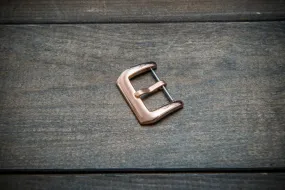 Panerai style buckle stainless steel (rose gold) 20mm, 22 mm, 24 mm.
