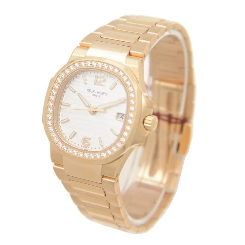 Patek Philippe 18kt Rose Gold Diamond Ladies Watch 7010-1R-011 7010/1R-011