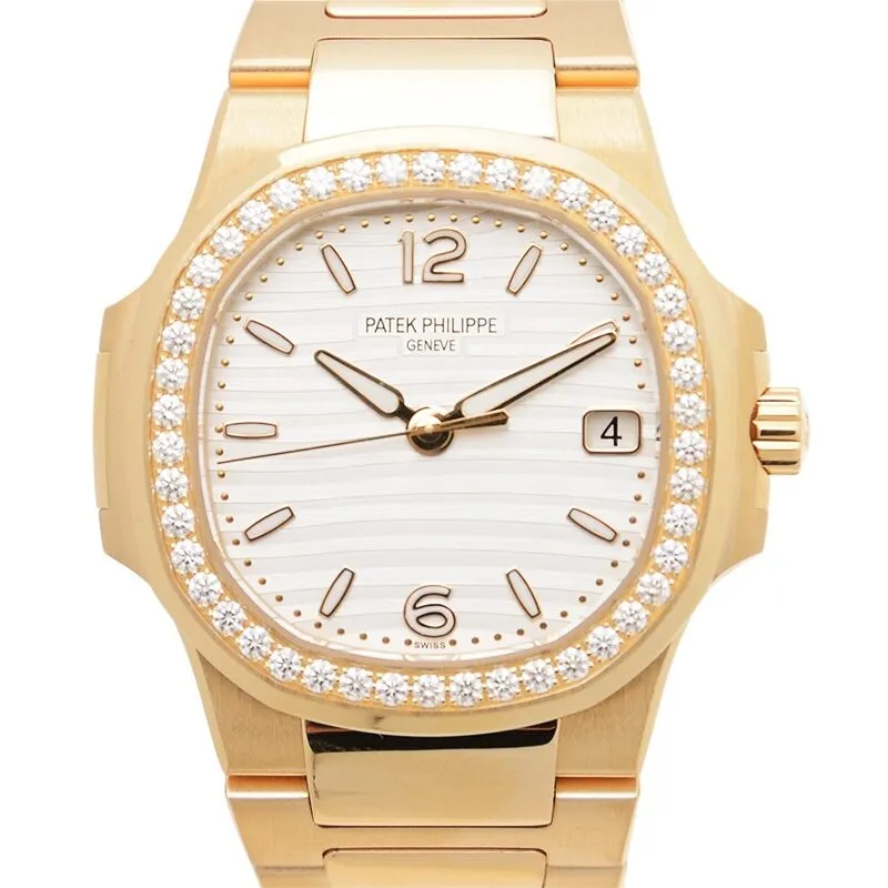 Patek Philippe 18kt Rose Gold Diamond Ladies Watch 7010-1R-011 7010/1R-011