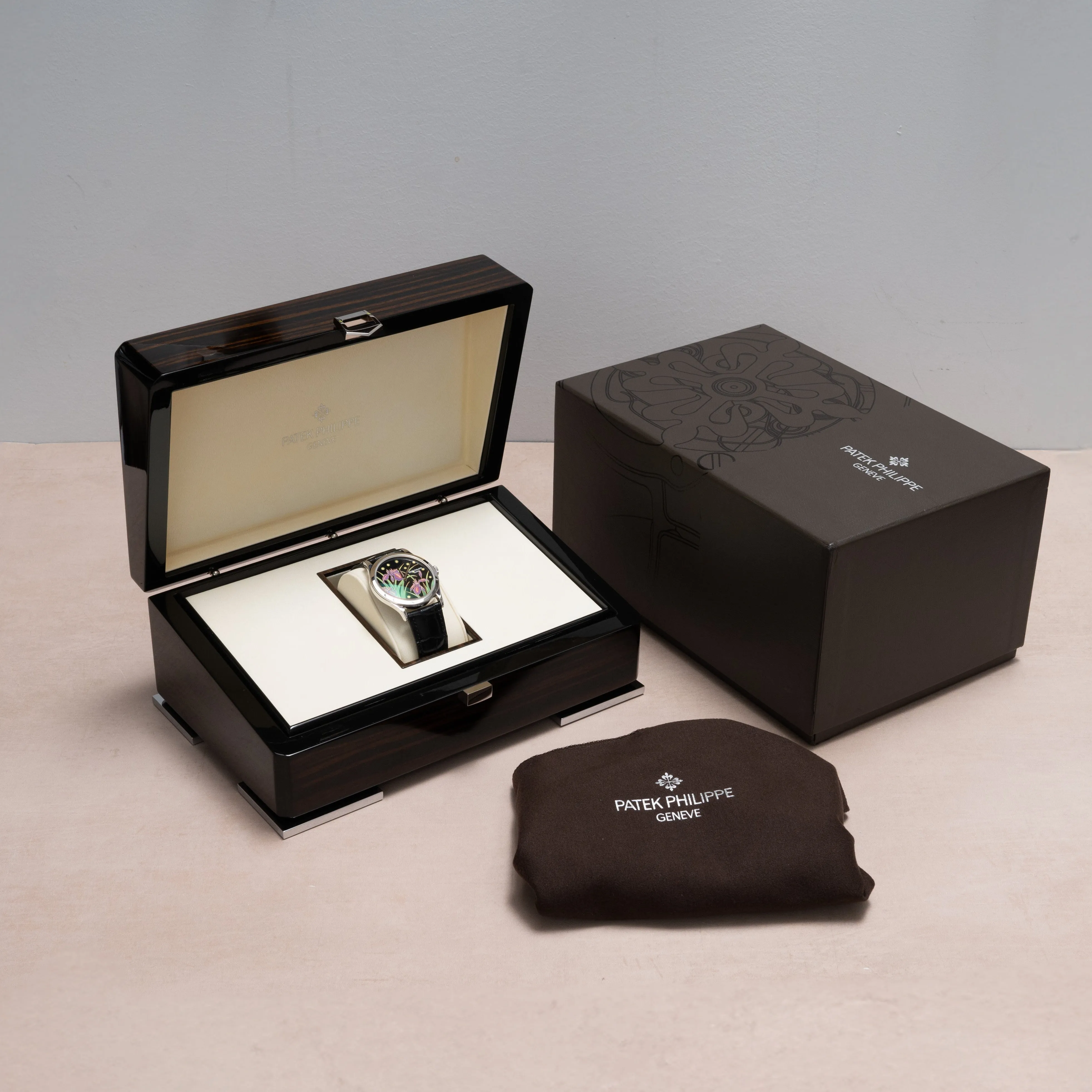 Patek Philippe Calatrava Cloisonné 'Iris & Night Fireflies'