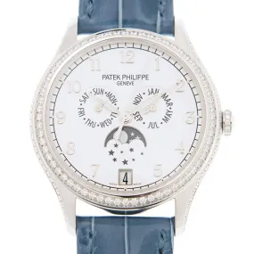 Patek Philippe Complications Diamond White Dial Ladies Watch 4947G-010