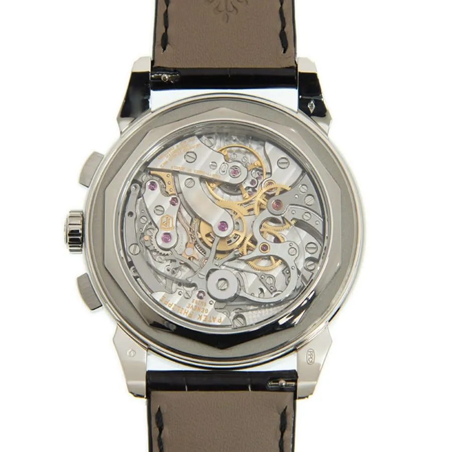 Patek Philippe Grand Complications Perpetual Chronograph Hand Wind Diamond Black Dial Men's Watch 5271-11P-001