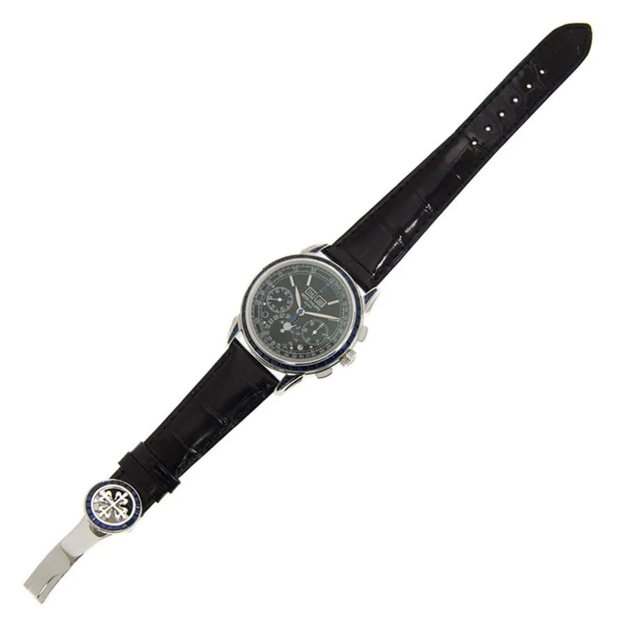 Patek Philippe Grand Complications Perpetual Chronograph Hand Wind Diamond Black Dial Men's Watch 5271-11P-001