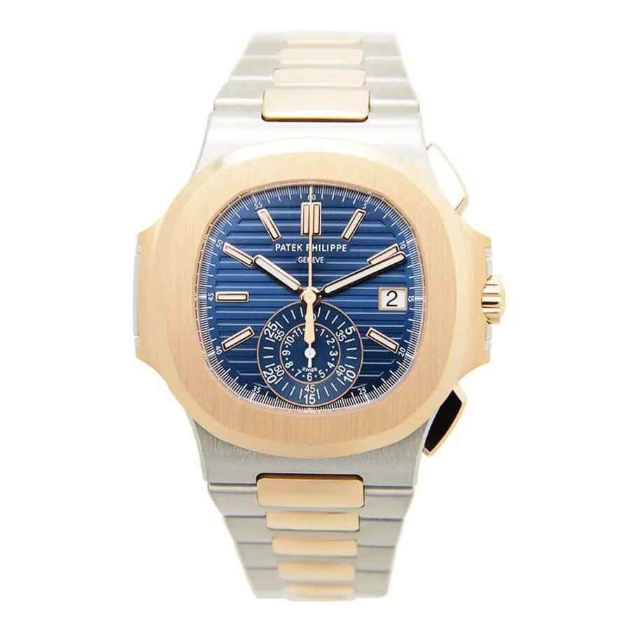 Patek Philippe Nautilus Chronograph Blue Dial Men's Watch 5980-1AR-001