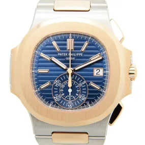 Patek Philippe Nautilus Chronograph Blue Dial Men's Watch 5980-1AR-001