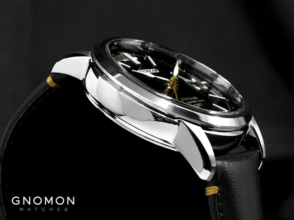 Presage Craftsmanship Urushi GMT Lacquer Black Ref. SARH001