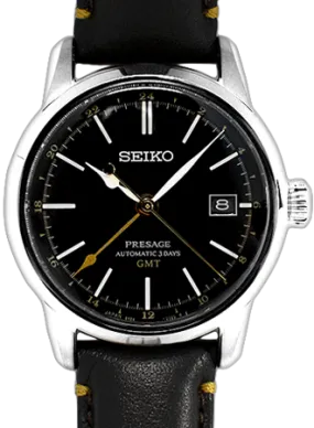 Presage Craftsmanship Urushi GMT Lacquer Black Ref. SARH001