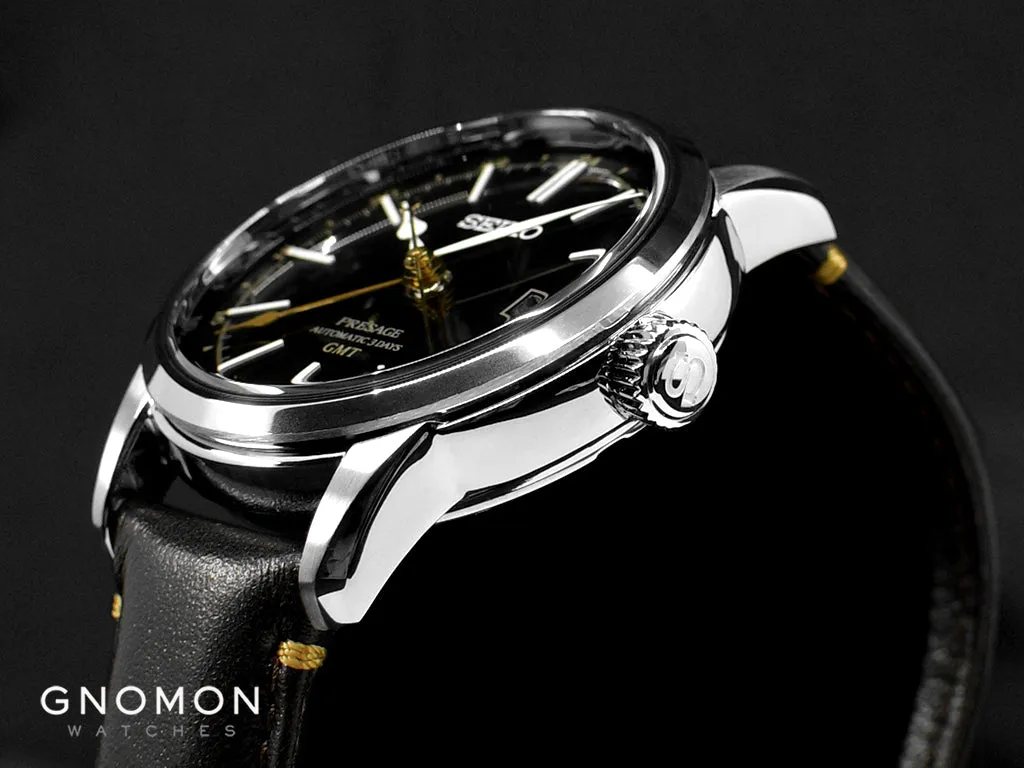 Presage Craftsmanship Urushi GMT Lacquer Black Ref. SARH001