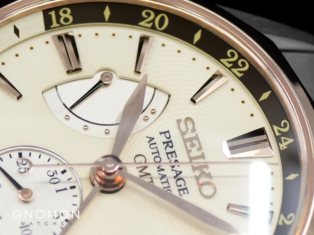 Presage Ocean Traveler GMT Champagne Ref. SARF012