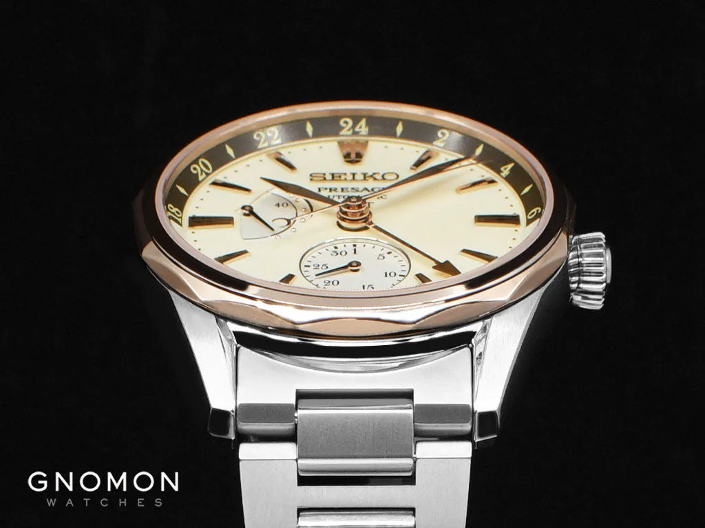 Presage Ocean Traveler GMT Champagne Ref. SARF012