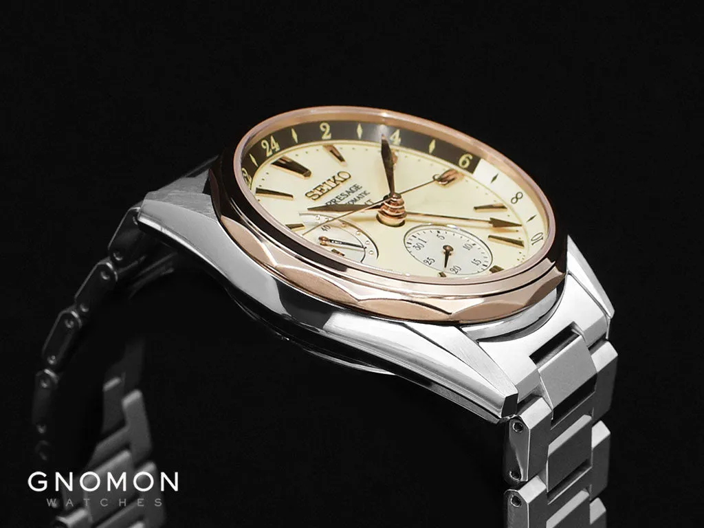 Presage Ocean Traveler GMT Champagne Ref. SARF012