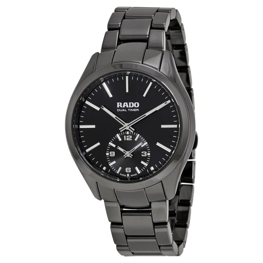 Rado Hyperchrome Dual Timer XL Touch Black Ceramic Men's Watch R32114152