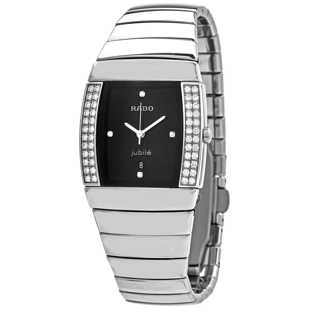 Rado Sintra Jubile Quartz Diamond Black Dial Ladies Watch R13577712