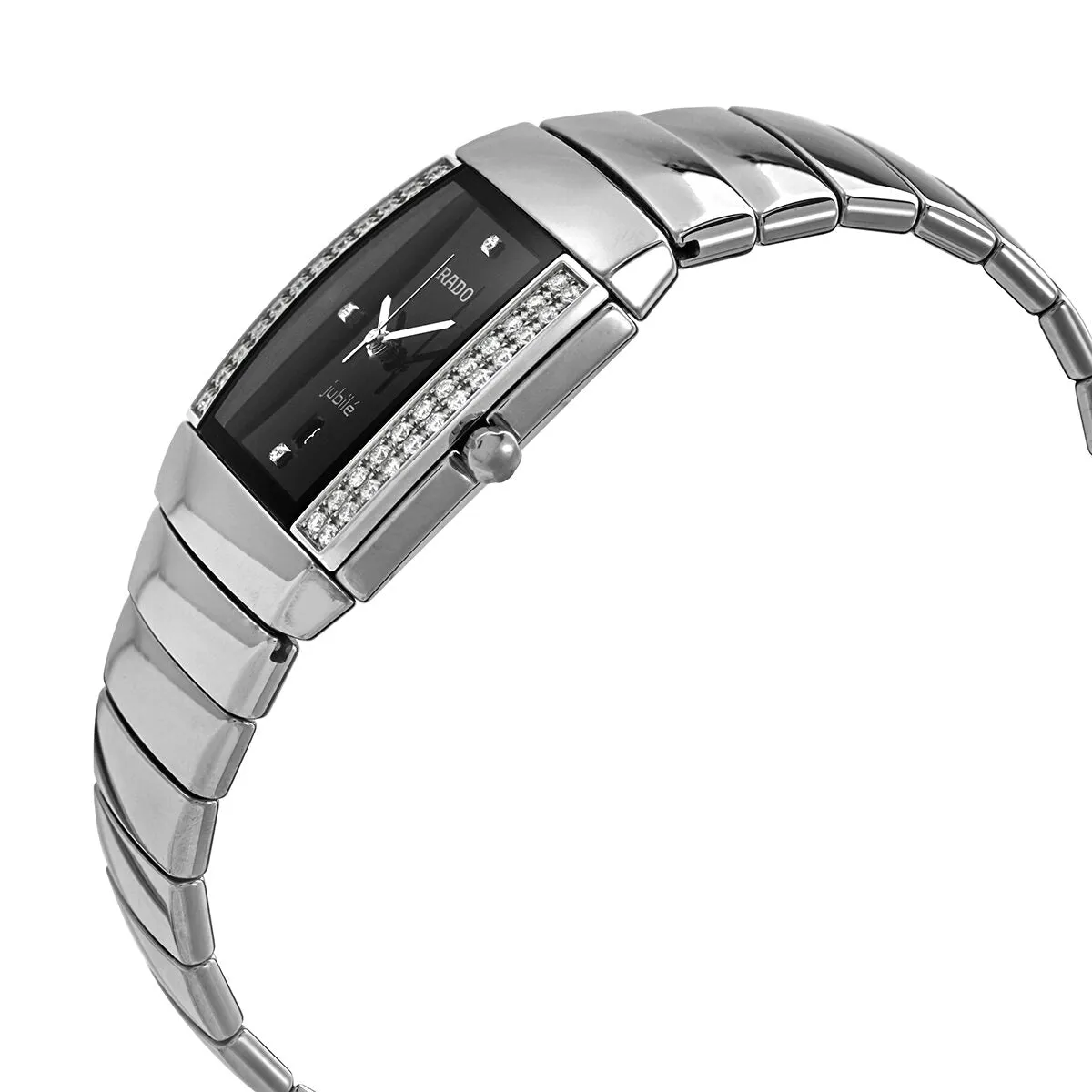 Rado Sintra Jubile Quartz Diamond Black Dial Ladies Watch R13577712