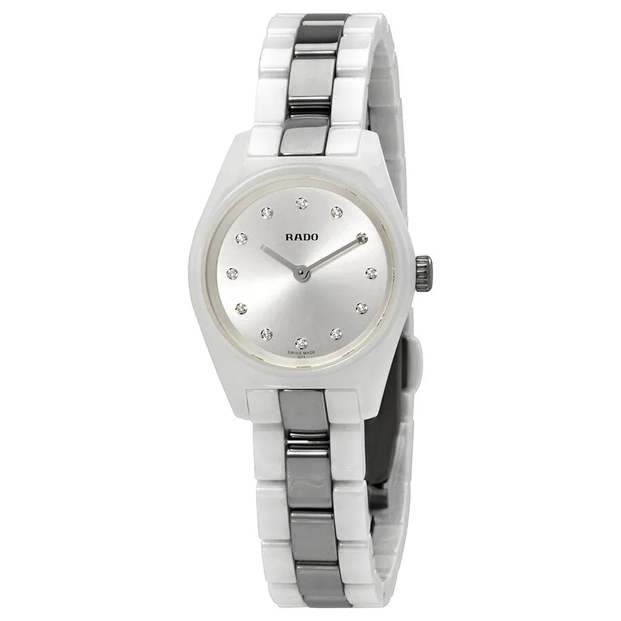 Rado Specchio Silver Dial Ladies Two Tone Watch R31509712