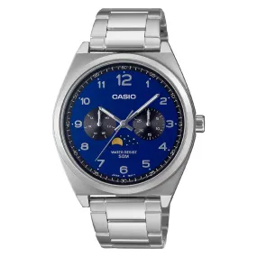 Reloj Casio Análogo MTP-M300D-2AVDF Moonphase Acero 40mm