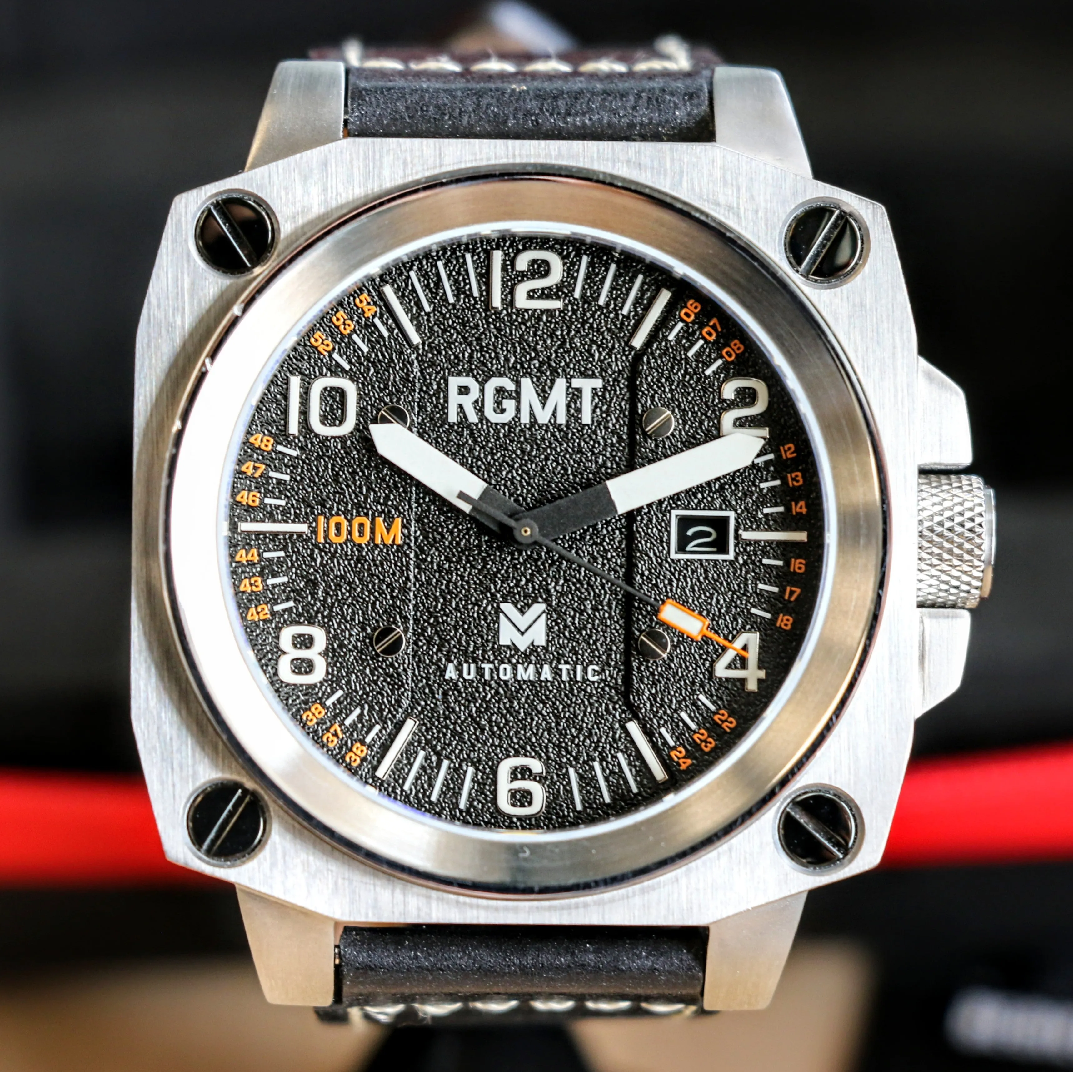 RGMT Altimeter Automatic Watch 24 Jewels NH35A - RG-8016 - ALL Original, Box & Papers!