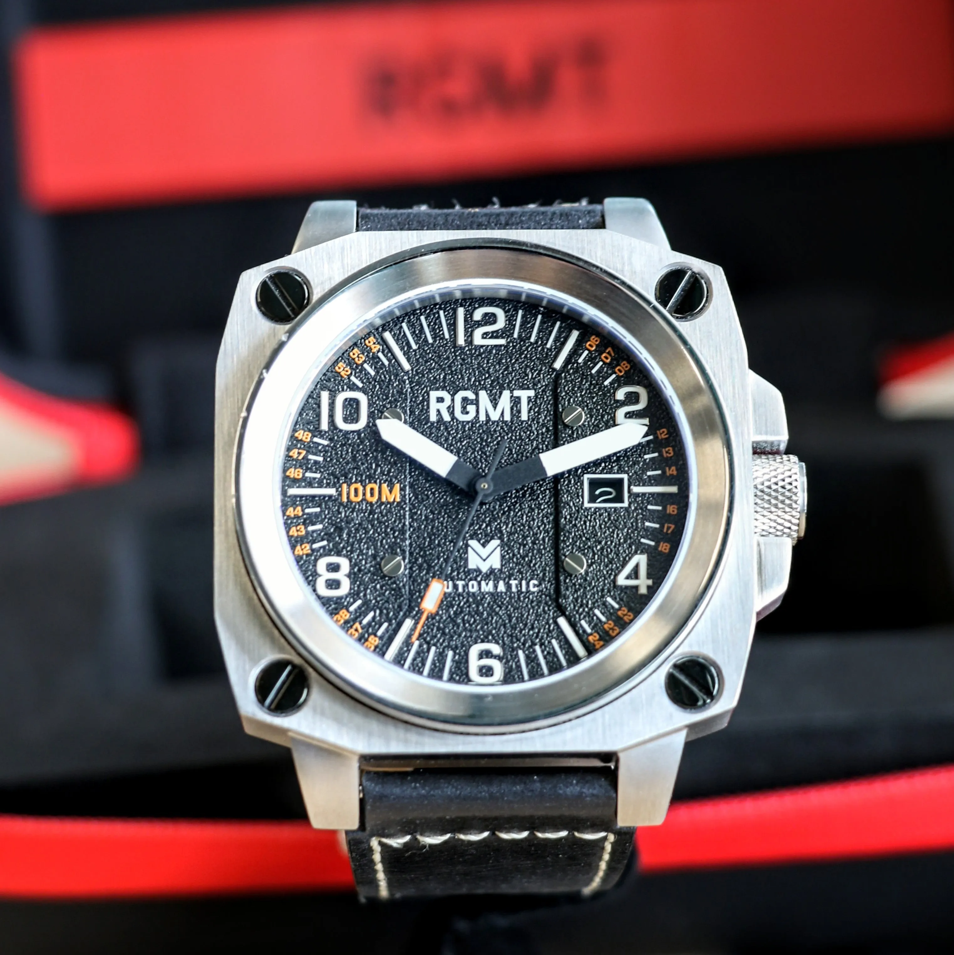 RGMT Altimeter Automatic Watch 24 Jewels NH35A - RG-8016 - ALL Original, Box & Papers!
