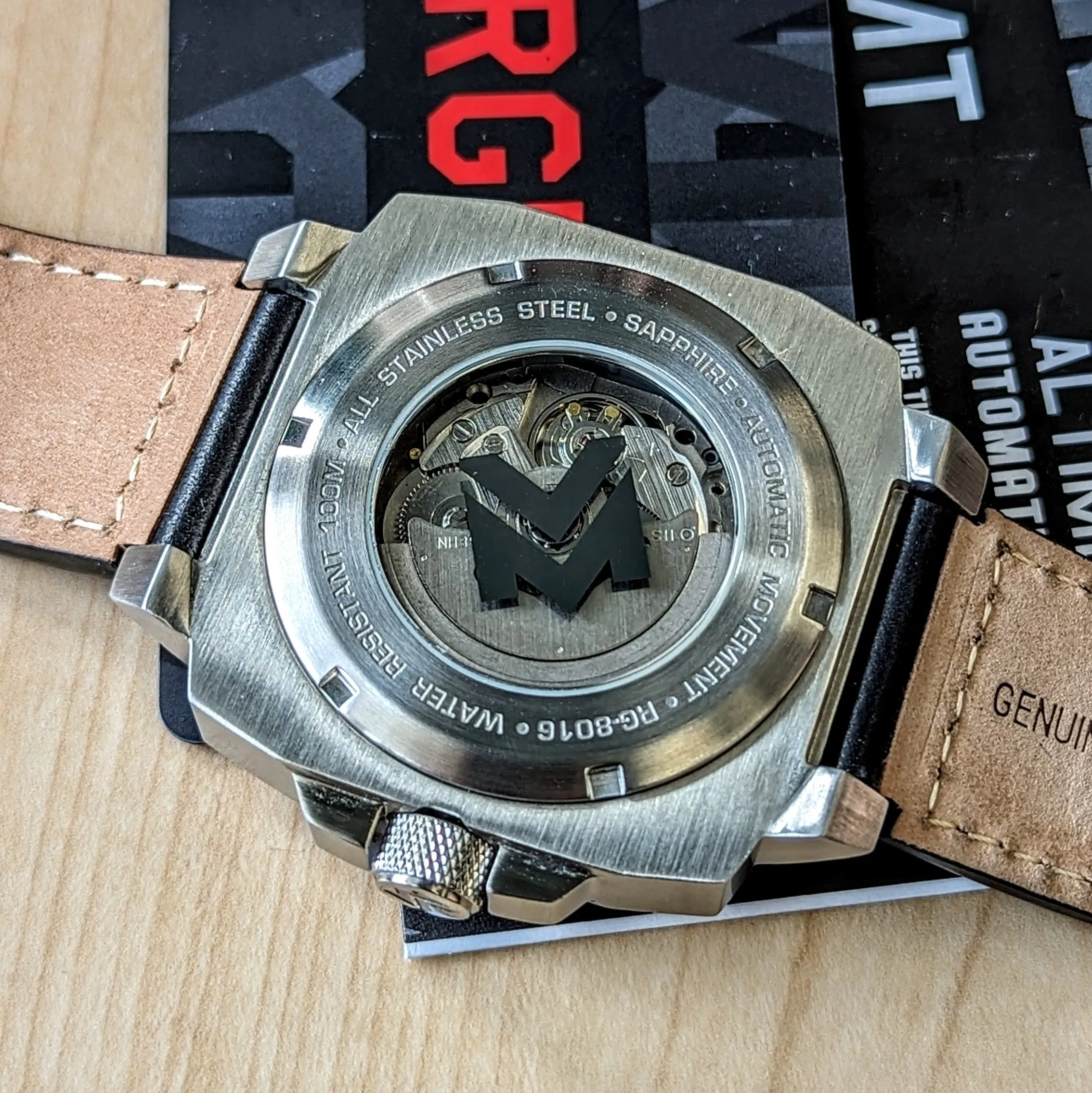 RGMT Altimeter Automatic Watch 24 Jewels NH35A - RG-8016 - ALL Original, Box & Papers!