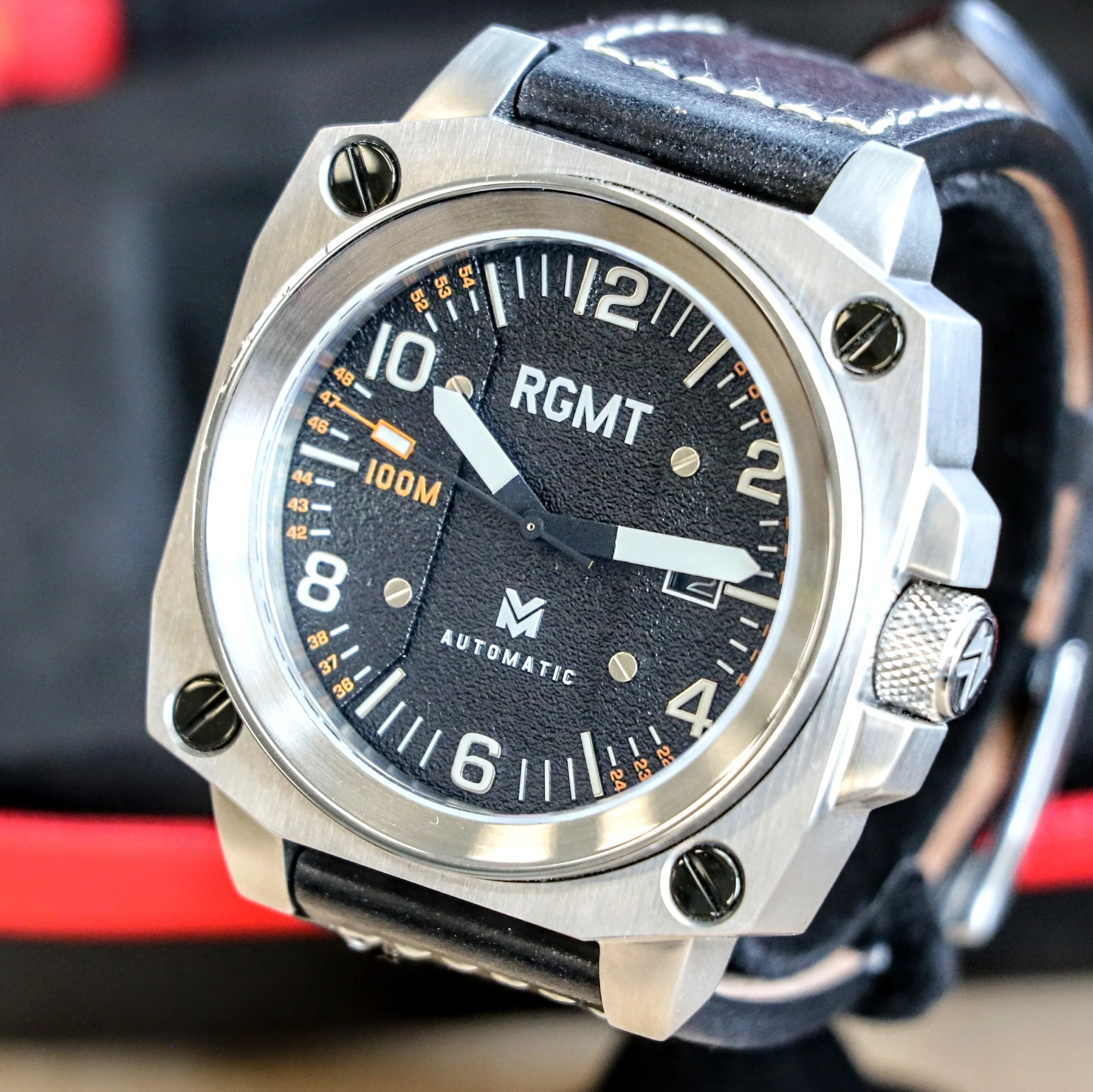 RGMT Altimeter Automatic Watch 24 Jewels NH35A - RG-8016 - ALL Original, Box & Papers!